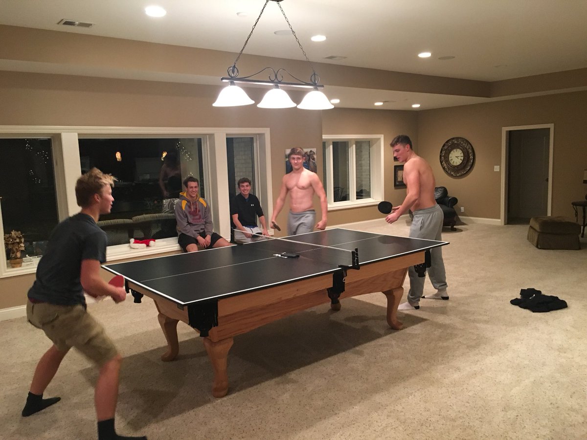 GSHSbasketball's tweet photo. A big shout out to the Neel’s for hosting our JV &amp; Varsity pre-season meal. Some intense ping-pong &amp; NBA2K were played, &amp; much food consumed. Had a great time! @dneel14 @jamieneel https://t.co/a6AQQvT83Z