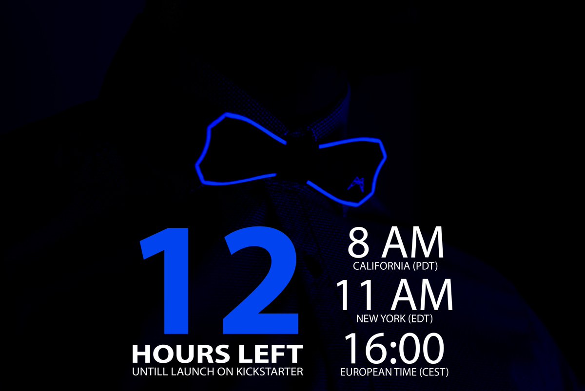BrandMartinO's tweet photo. Only 12 hours left until we are on #Kickstarter! #Menswear https://t.co/p7BCWBeLHd