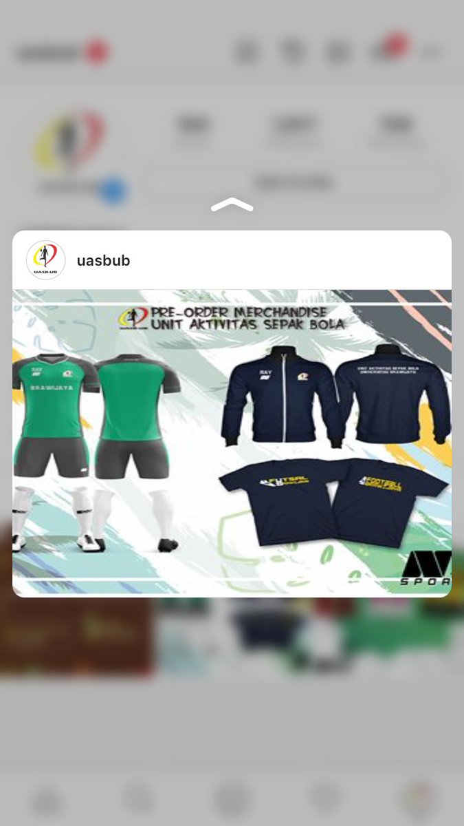 H-1 close order merchandise UASB UB nih lur, yg mau pada order bisa hub cp via line dg username : aardi12