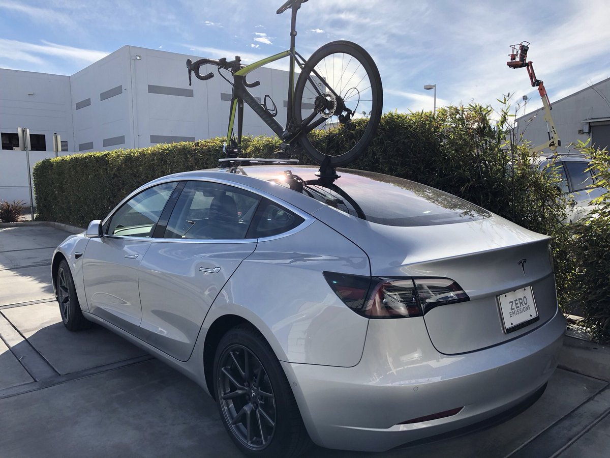 tesla model s bike rack