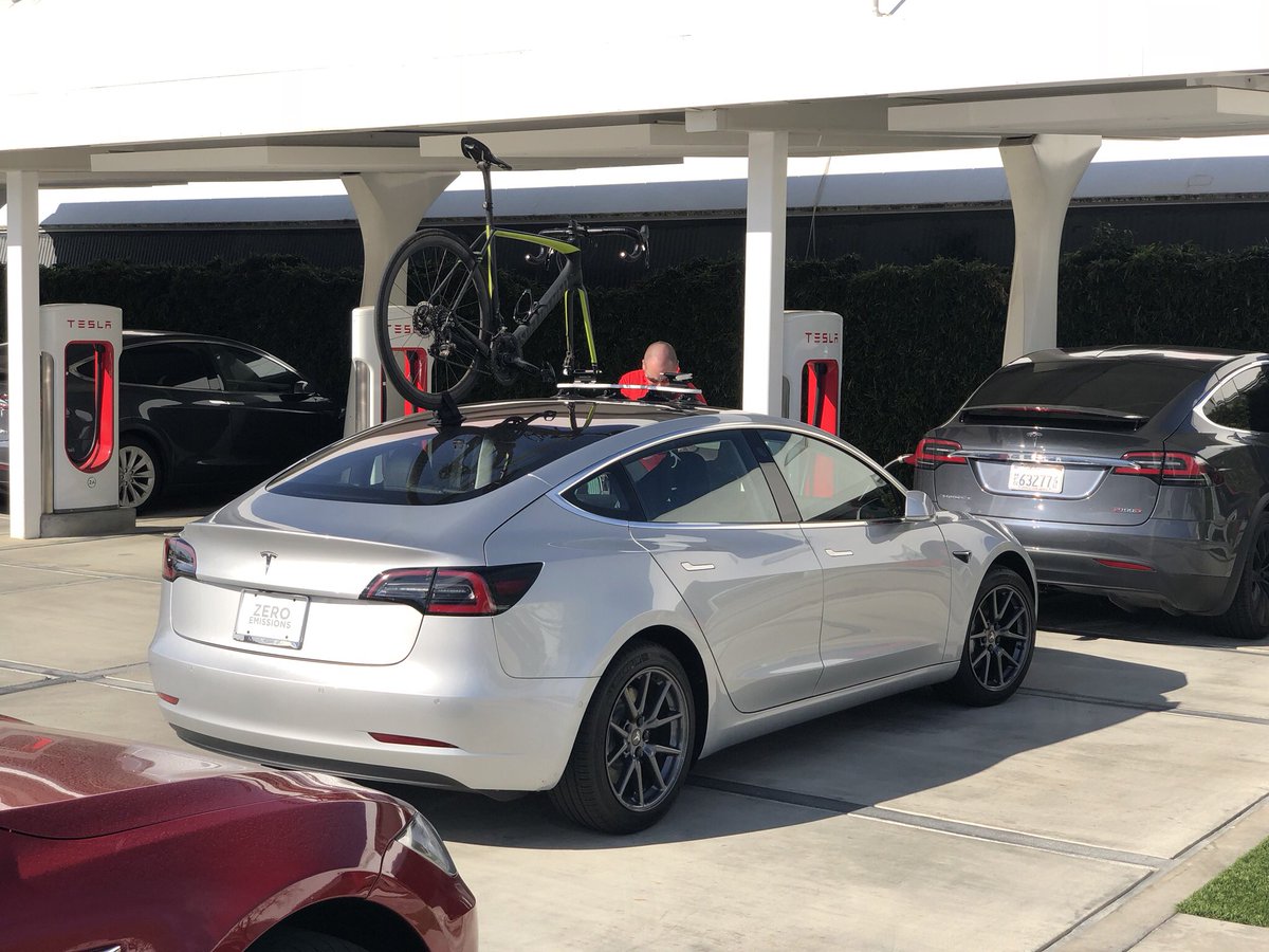 tesla model s bike rack