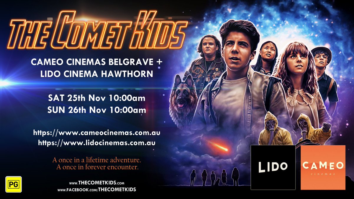 TheCometKids's tweet photo. @TheCometKids plays this weekend at @lidocinemas and @cameocinemas 10am on both Sat and Sun! Don't miss it! https://t.co/BhAuqteawv https://t.co/KIPKWs6rsg https://t.co/7xdzYyqwds