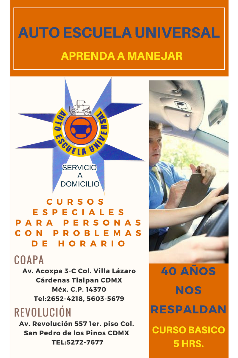 EseMeKaTe's tweet photo. #PagoLoQueSeaPor Aprender a Manejar!
#AutoEscuelaUniversal 
#EscueladeManejo #Acoxpa #Coapa #Tlalpan https://t.co/TCCeXrmzw4