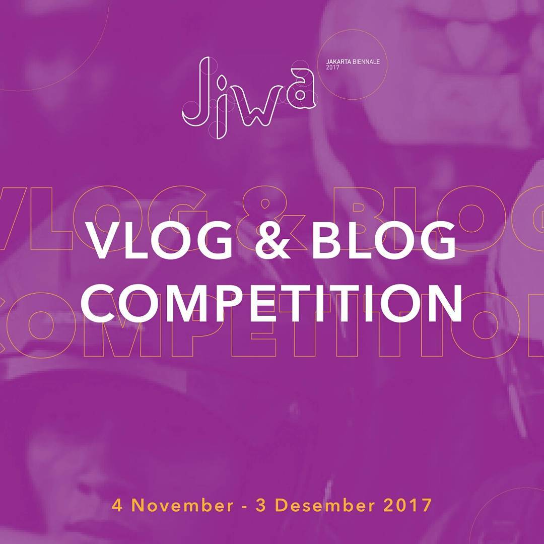 ProvokeMagazine's tweet photo. JIWA: Jakarta Biennale 2017 mengadakan kompetisi vlog dan blog tentang keseruan dan hal menarik di #JB2017.
Batas pengiriman sampai dengan tanggal 3 Desember 2017.
Info lebih lanjut klik link : https://t.co/VYlvRrxZo1
@jakartabiennale
#JakartaBiennale https://t.co/amClJtbRH1