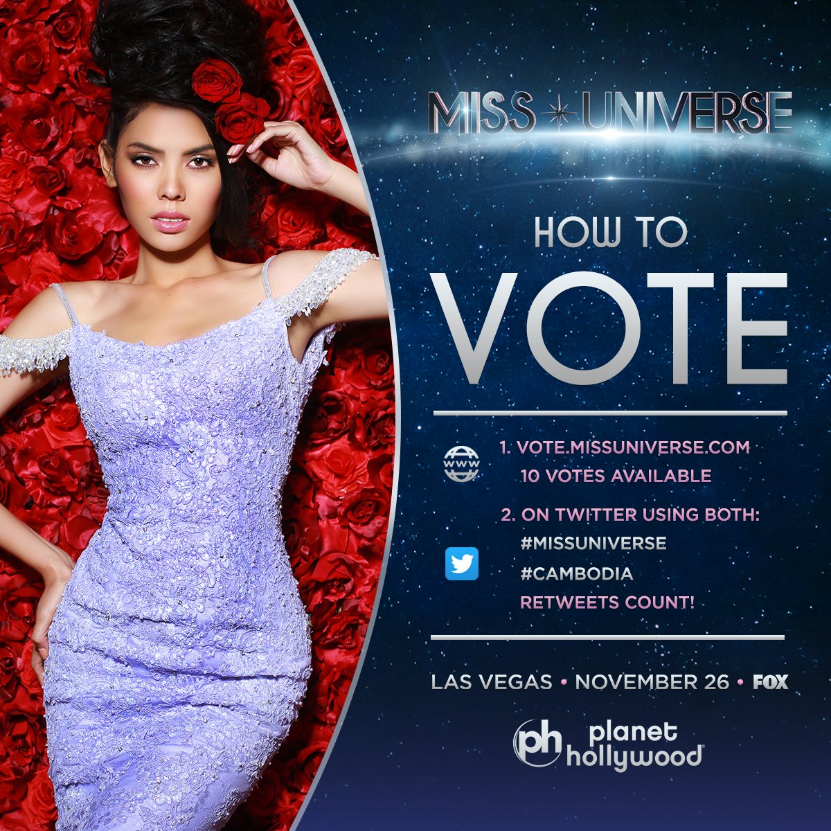 CheaSeyha10's tweet photo. #MissUniverse #Cambodia https://t.co/c6tIuzGf5F
