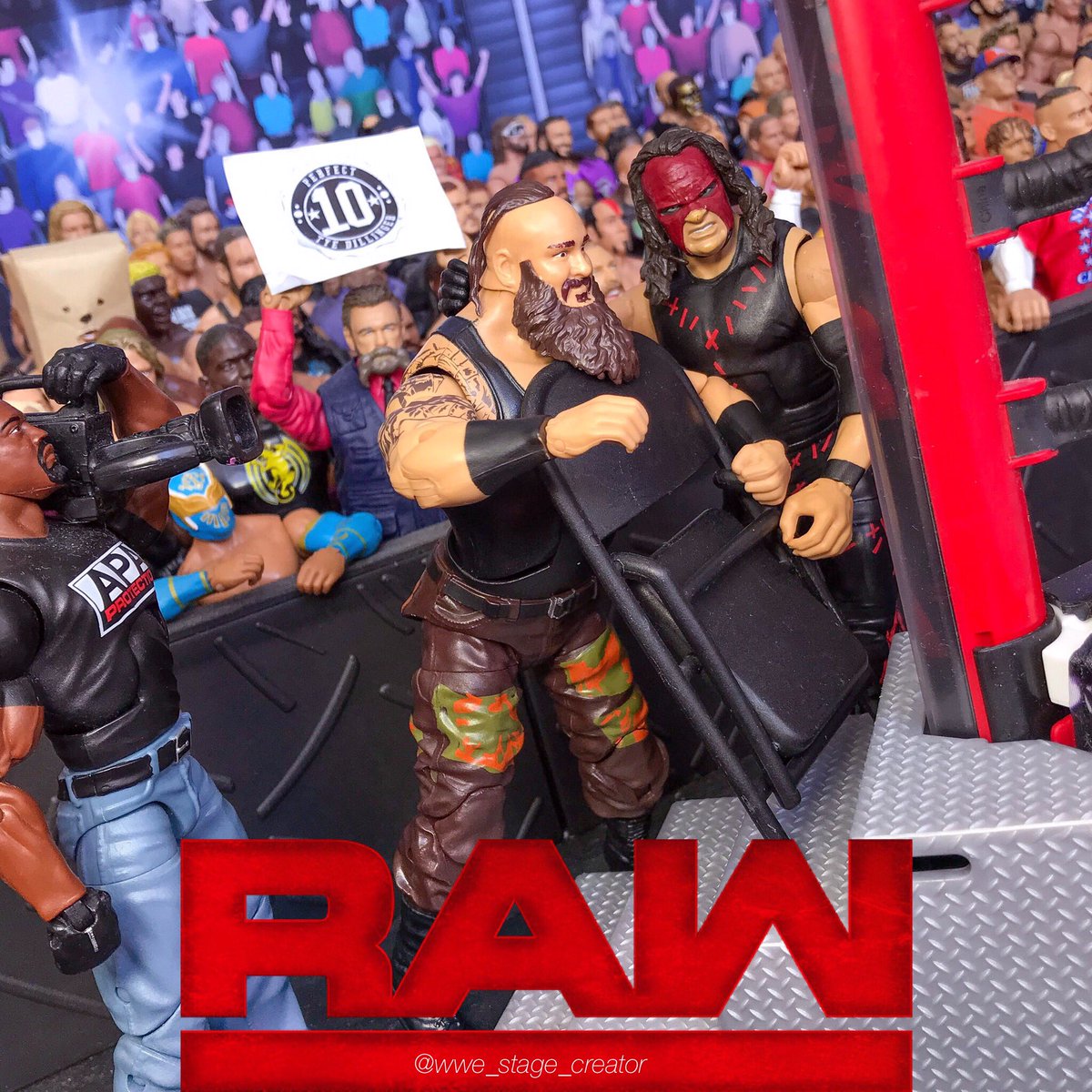 Wwe Stage Creator On Twitter Kane Crushes The Throat Of