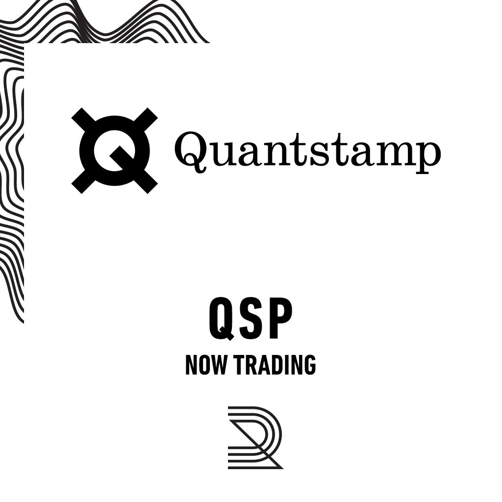 RADARdotTECH's tweet photo. (QSP) @Quantstamp has been added to Radar Relay for trading! 
https://t.co/P0YmhHyJJC https://t.co/3Li7pL0K0x