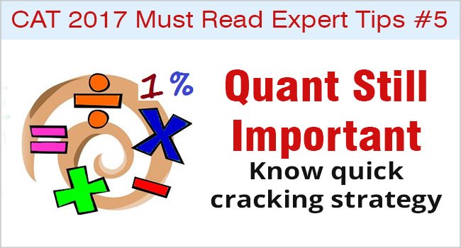 Mbauniverse's tweet photo. #CAT2017NewPattern - #ExpertTips #5: Quant will still make difference despite losing dominance https://t.co/dZe6u9rpCP #QuantitativeAbility (QA) in CAT 2017 will impact your #CATpercentilescore to a great extent although #IIMs have tried to play it low https://t.co/53NlgRKV8s