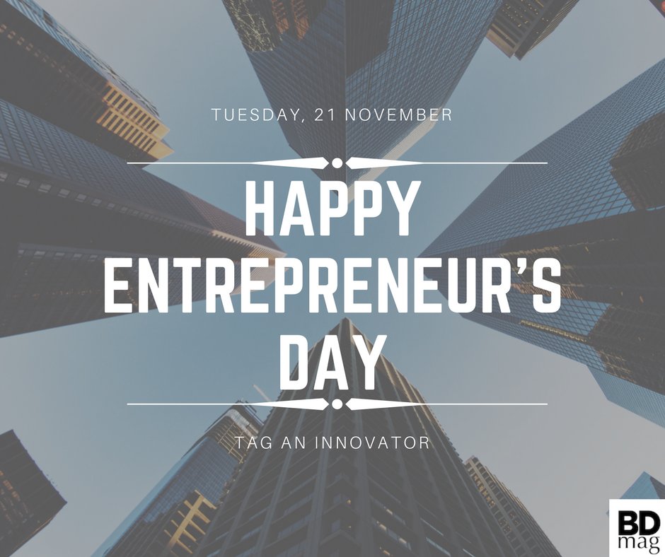 They named a day after us? We're flattered! Happy #EntrepreneurDay you big go-getters. Share this with someone who has inspired you - we have 💃🏻 #entrepreneur #startup