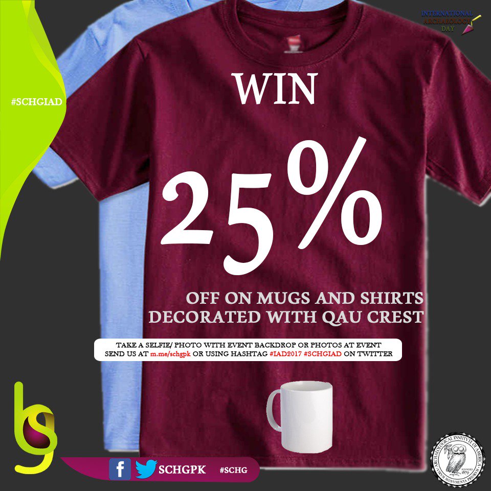 schgpk's tweet photo. Selfie Game
Take a selfie and send us to win discounts on Mugs and Shirts decorated with #QAU crest. 
Happens on Nov 22, 2017; 09:00Pm to 06:00Pm at QASMS, QAU
Send us at:
https://t.co/4ONMP5cQHi | schgpakistan@gmail.com | Whastsapp +92-300-5424903
#IAD2017  #schgiad https://t.co/rMyEfqdgFk