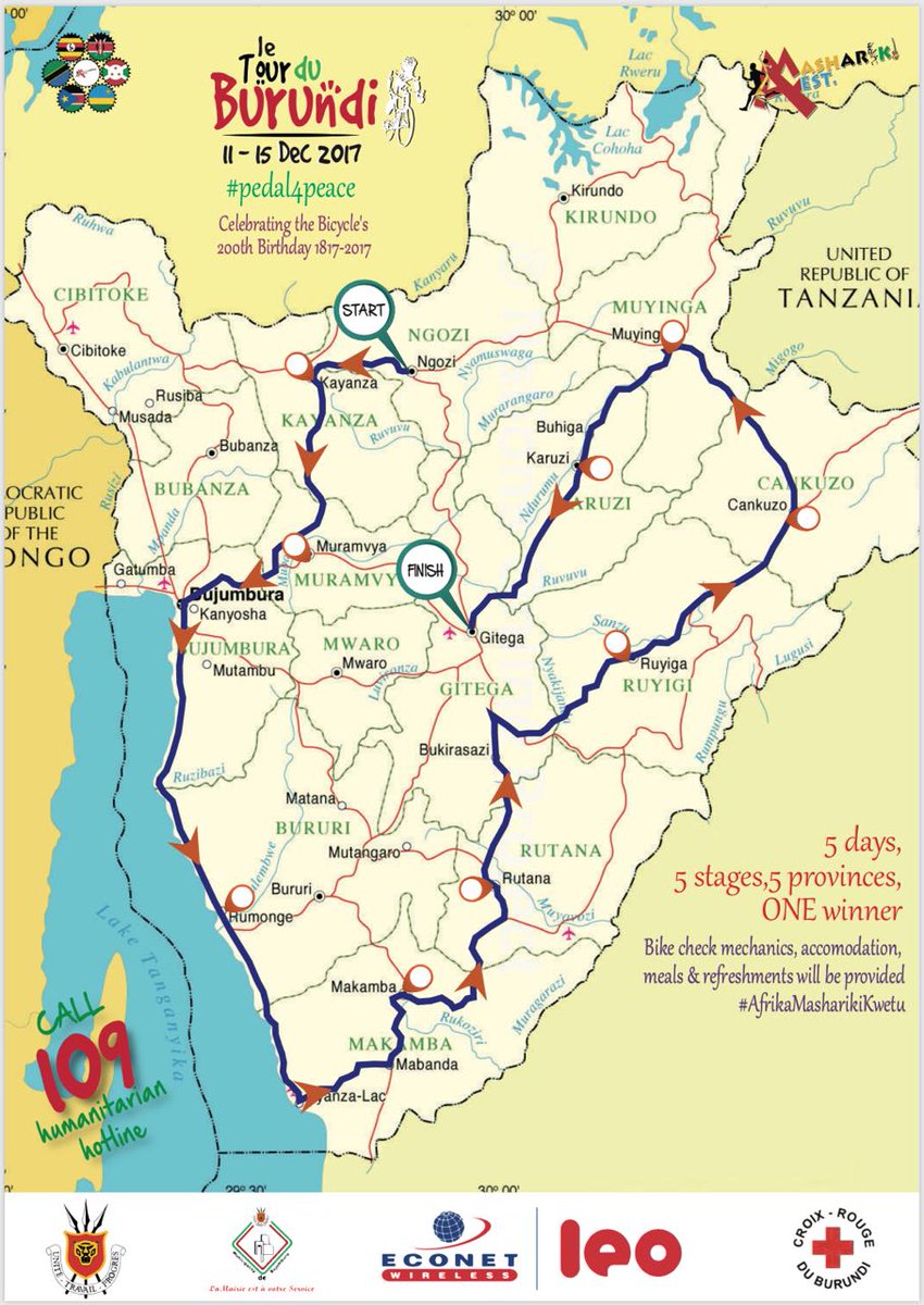 RonexKisembo's tweet photo. Armatures or Taxi Vero or Bodaboda #Pedal4Peace Race. Ngozi - Kayanza &amp; Karuzi to Gitega only two sections. 1. 50000BIF, 2. 40000, 3. 30000, 4. 20000, 5. 10000. Then all that arrive will receive 10000 Participation token. Registration is open and by Eco-Cash only in No: 79527824 https://t.co/0vdCCRoFkb