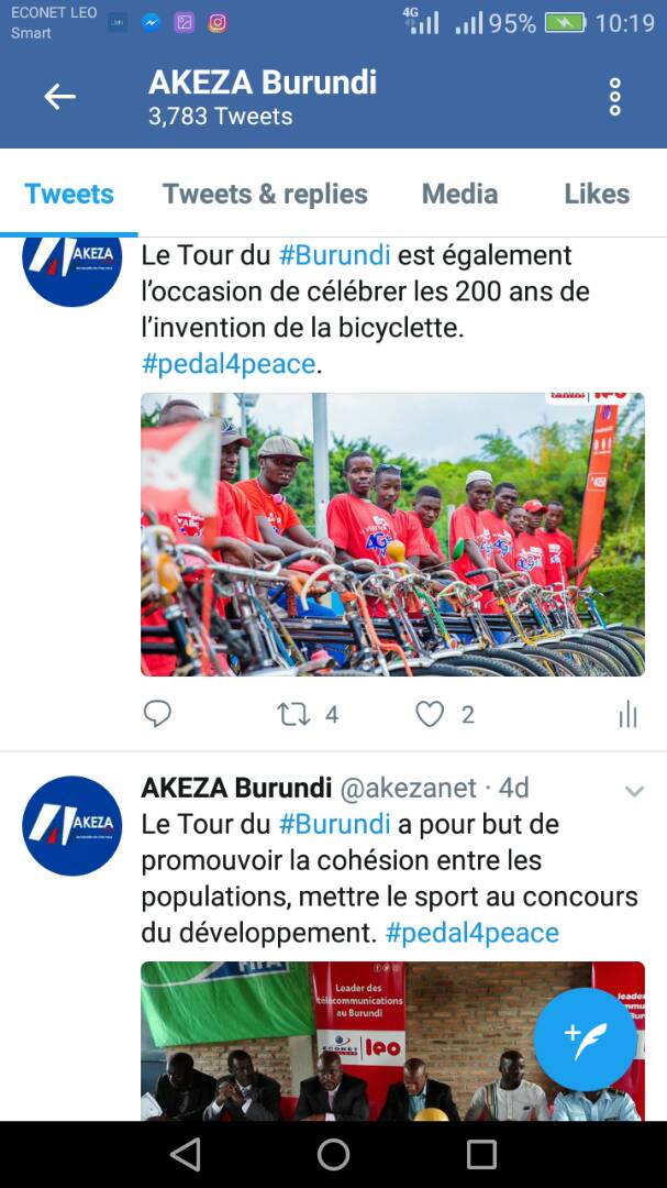 RonexKisembo's tweet photo. Armatures or Taxi Vero or Bodaboda #Pedal4Peace Race. Ngozi - Kayanza &amp; Karuzi to Gitega only two sections. 1. 50000BIF, 2. 40000, 3. 30000, 4. 20000, 5. 10000. Then all that arrive will receive 10000 Participation token. Registration is open and by Eco-Cash only in No: 79527824 https://t.co/0vdCCRoFkb