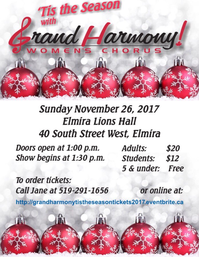 Don't miss our annual Christmas show! Get your tickets before they sell out!!
