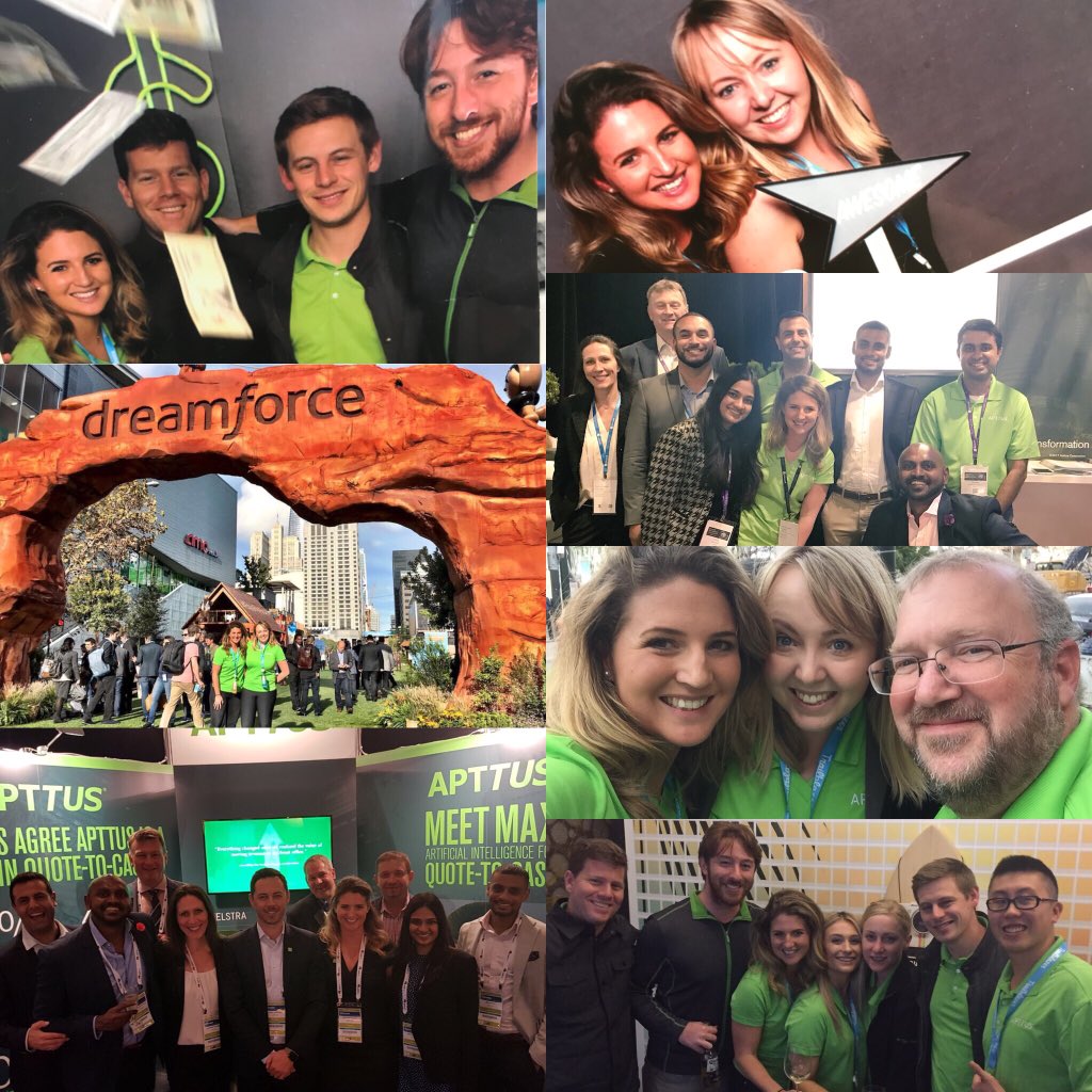 bronwyn_lait's tweet photo. 3 weeks, 3 tradeshows, 2 countries, 6 flights, only 17,082 miles travelled...we survived! Only possible with the great team at @Apttus! #Apttus #MSFTSummit #GartnerSYM #DF17 https://t.co/hr9oQ07Bs6