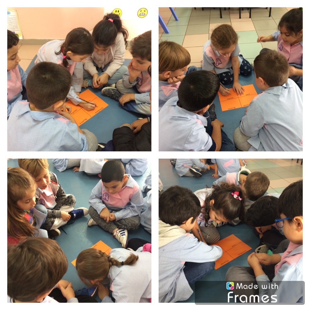 Darineyassine's tweet photo. KG3Ss cooperate to fill the CircleTimeChart #Using SocialSkills #AcceptingResponsibility&TakingDecisions #Date&Weather @Hhhsinfo @tbaassiri https://t.co/uHkKD9mc2K