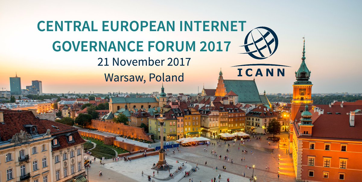 ICANN's tweet photo. #ICANN is in #Warsaw today participating in the first Central European #IGF. ICANN is a sponsor. >> https://t.co/6sNrmlng3s https://t.co/Ry7z0cAZPy