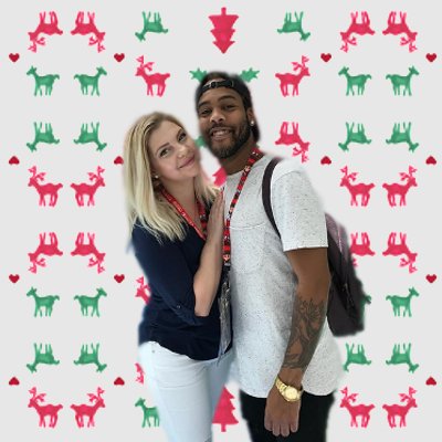 starrykota's tweet image. A Christmas layout for your fave couple, @Syd_Love_ &amp;amp; @DannySIO 🎄(Color code: #e7e7e7 or just the basic Twitter grey)