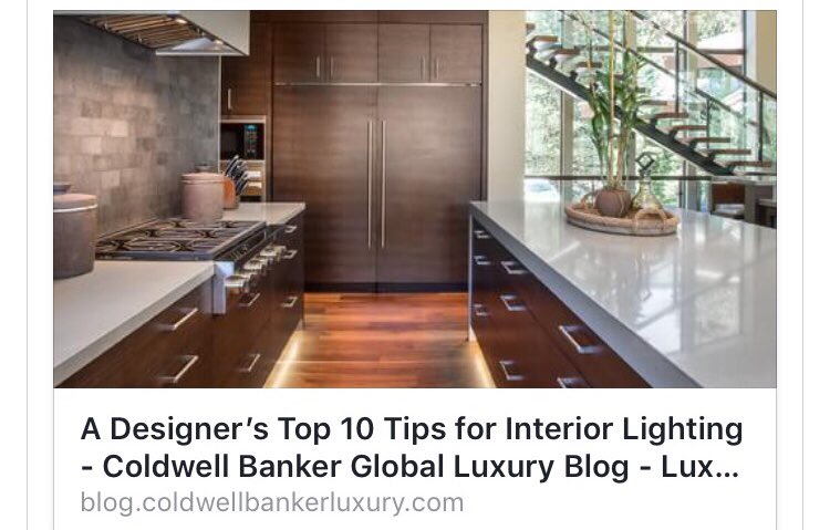 cbprowest's tweet photo. Happy Monday 💙 Check out Gillian Lanzanik top 10 designer tips for interior lighting this Fall season! • #coldwellbanker #cbprowest https://t.co/gSoIAoZ4wv