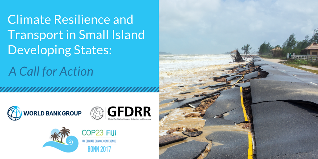 Connect4Climate's tweet photo. Why resilient transport is key to combating #ClimateChange in small island states https://t.co/PgMchcxuK4 #COP23 #Uniting4Climate https://t.co/HqLUWkyC1p