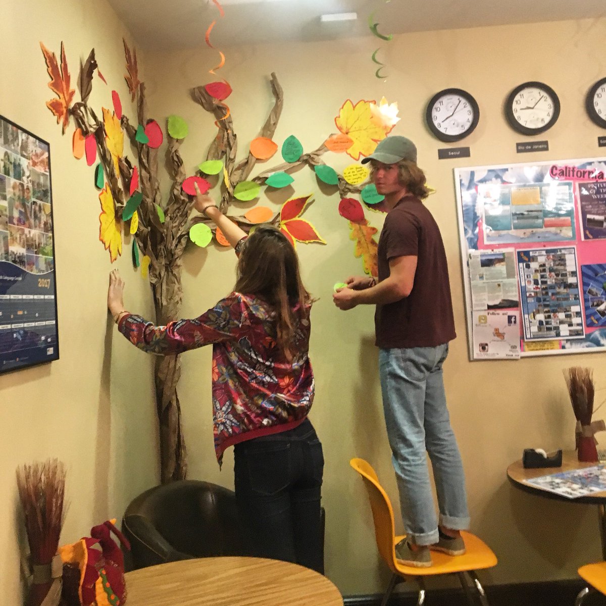 ELC_SB's tweet photo. What are you #thankful for? Weโre thankful for our great #elcsb students! Make sure you stop by the lounge to put up your leaf! https://t.co/t8eZMR6ywn