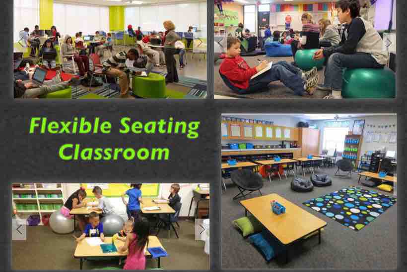 VillalobosLevel's tweet photo. Flexible seating can increase student engagement &amp; focus in the classroom. It also gives students choices &amp; increases their motivation. #flexibleseating #putkidsfirst #edchat https://t.co/iZWF7EBvGj