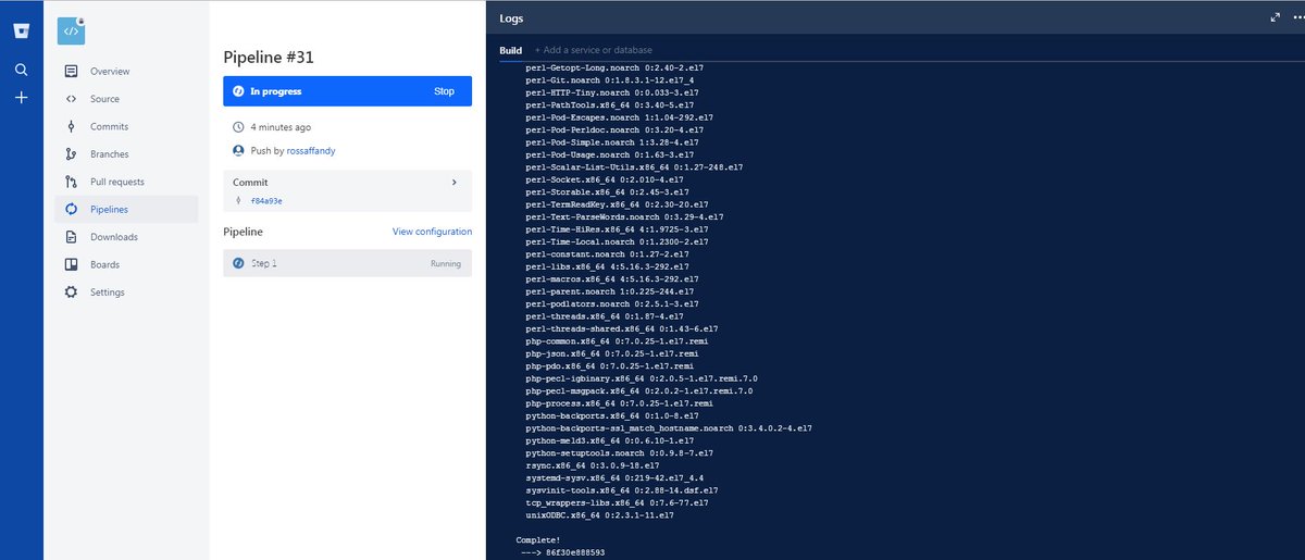 rossaffandy's tweet photo. Removing jenkins and migrate to bitbucket pipeline to deploy to google cloud kubernetes https://t.co/FbD4dmTc1y
