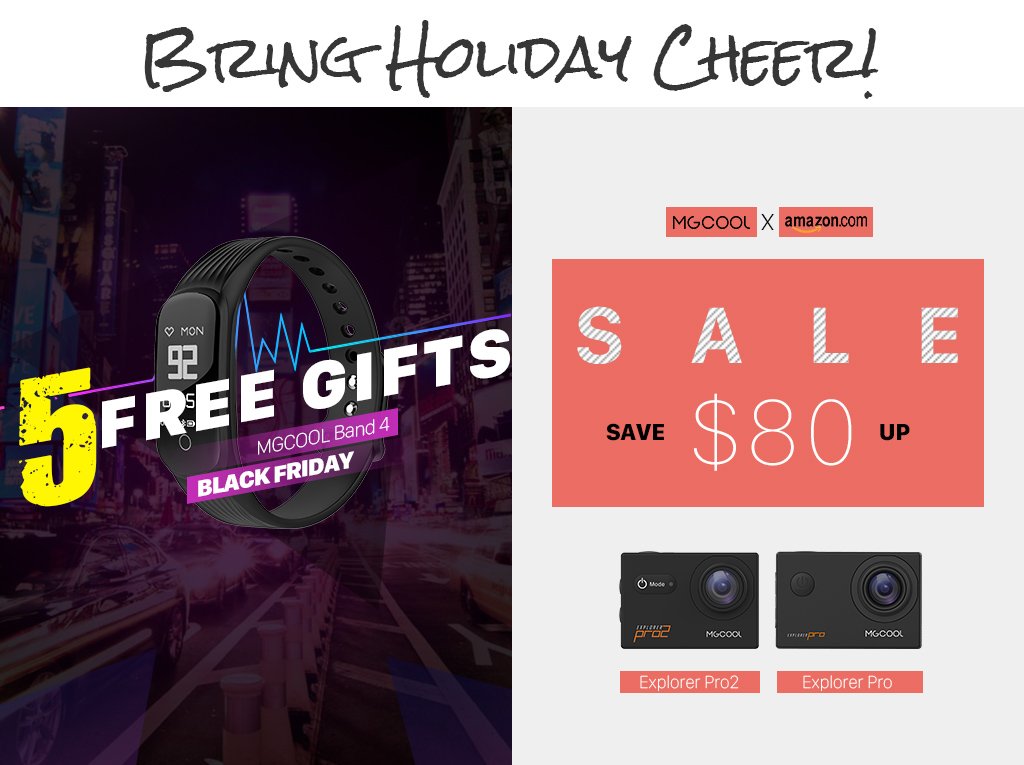 MgcoolOfficial's tweet photo. #BlackFriday 
#Giveaway for global fans! 
Prize:5 MGCOOLBand4
Entry: Follow&amp;RT&amp;Comment
#Sales @amazon save up to $80
https://t.co/qx9H9hrgxy https://t.co/bhxmtTMA1v