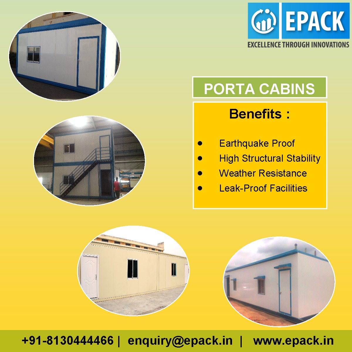 EPACKPrefab's tweet photo. EPACK #PortaCabins are less time consuming to build, can have different shapes and sizes and can be easily moved around with ease.
https://t.co/3lJ9zNMvkk 
#EPACK  #PortableCabin #PrefabricatedCabins #Siteoffice #turnkeysolutionprovider #engineering #Leadingmanufacturers https://t.co/aTwPyhRqKc