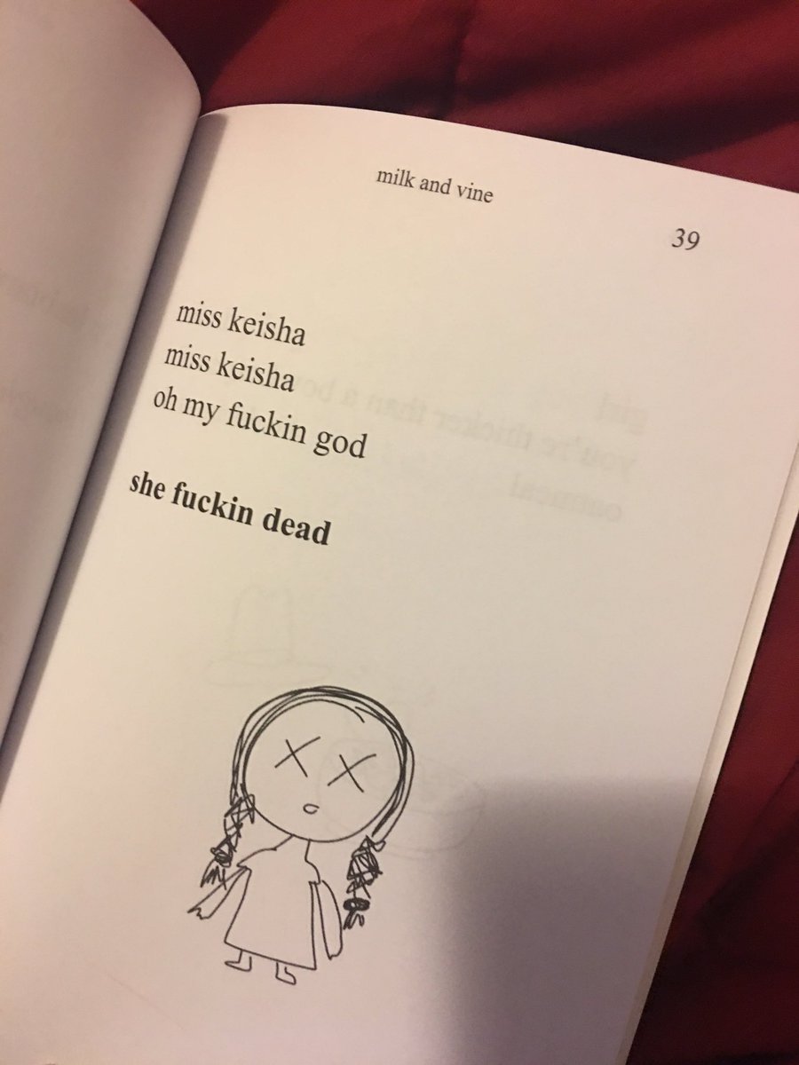 nisha_9224's tweet photo. Omg I meant to buy Milk &amp; Honey as a gift for someone but I accidentally bought a parody book called Milk &amp; Vine. Never online shop at 3 am😂 https://t.co/m9EZtXPuJO