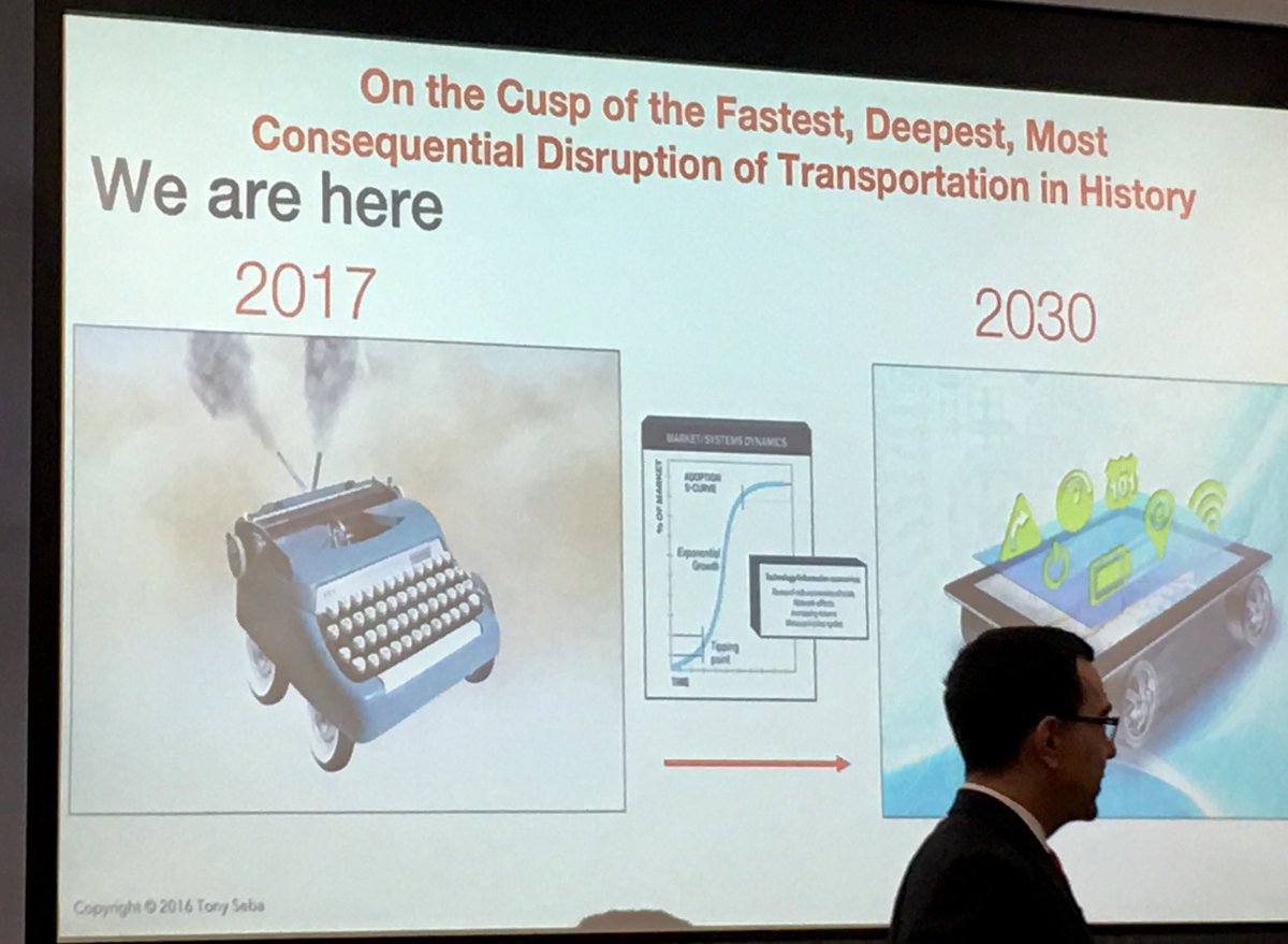 CallaghanEnergy's tweet photo. @tonyseba at MBIE - you’re driving your last car, think of it as a typewriter on wheels. His next report on agriculture.... @callaghannz https://t.co/b6aY21DS2S