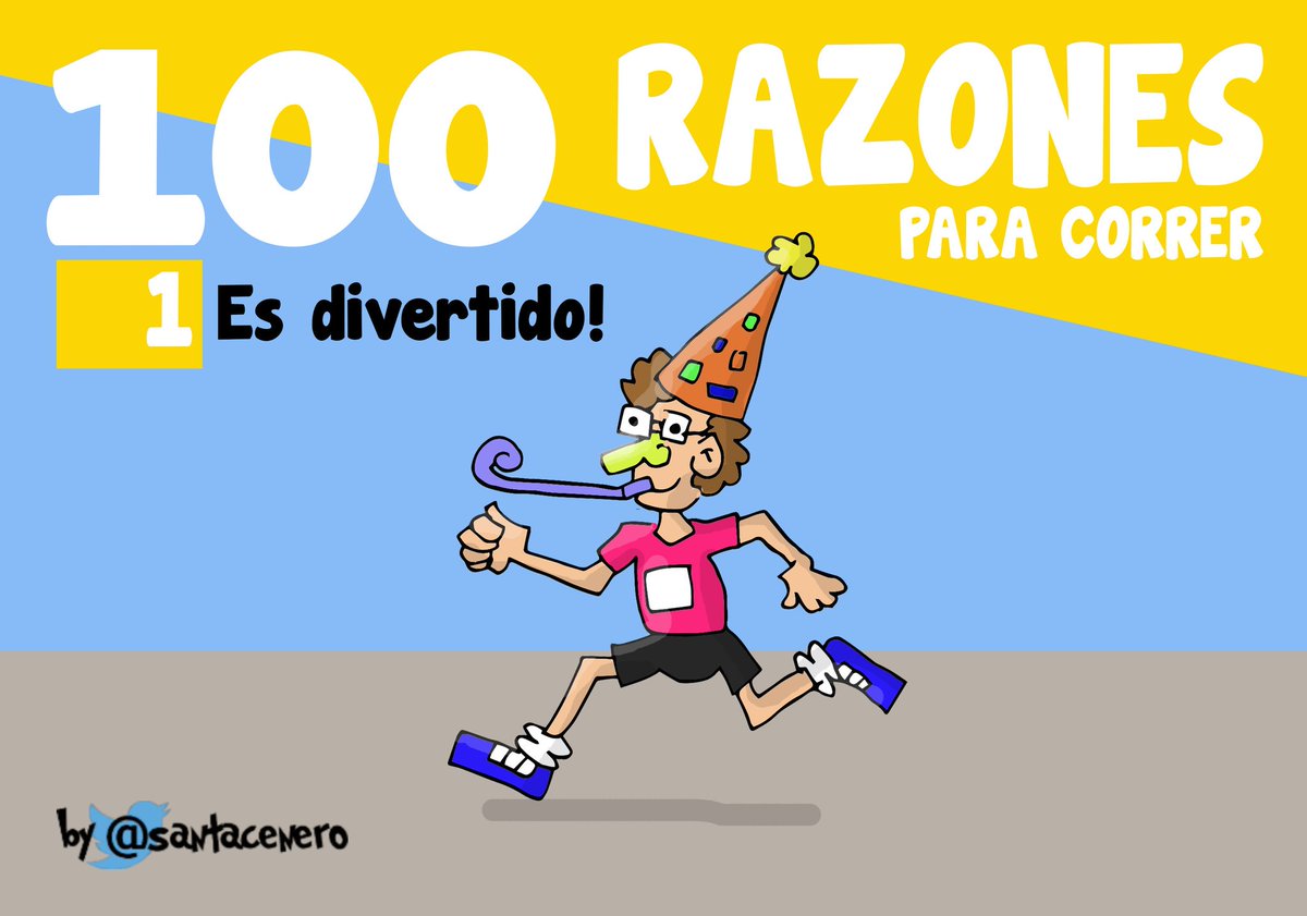 TortolosRunners's tweet photo. RT @ "#viñeta | #100RazonesCorrerSC Que por qué corremos? Por que es divertido! Mucho más de lo que la gente cree! ;-) #Run4Fun https://t.co/RfThxYeDF9"