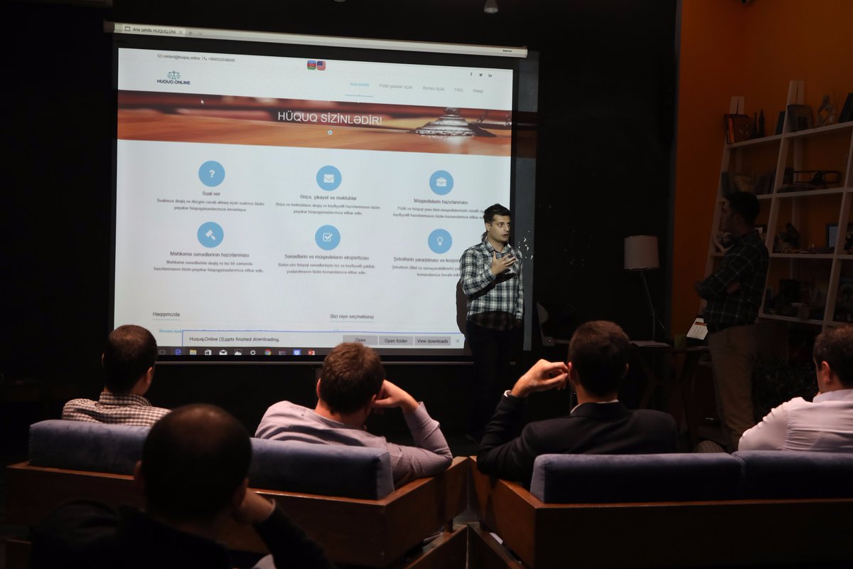 KnexelTech's tweet photo. We organized our 1st StartupBlink event in Baku!
Startups had the opportunity to present their projects, for networking and being a part of a great story.
Want to see how it happened? Click on the photos ⬇️ https://t.co/g0ToY27tNi