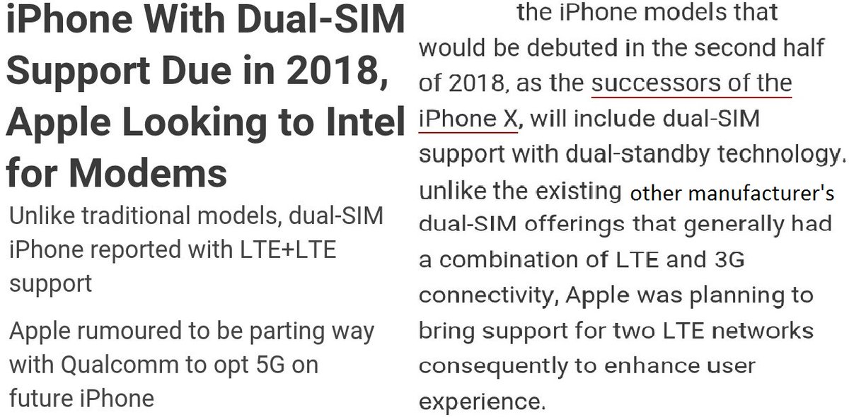 ahmedzubairsays's tweet photo. #ahmedzubairsays #iphonedualsim #5G #newiphonelaunch #2018 #Intel #Qualcomm #biggestmove #REVOLUTION #iOS #Apple #iPhoneX #BREAKING #news #tech #TechNews #MustWatch #sensational #Trending #DontMissOut click on image for details https://t.co/ImBcpzxURe