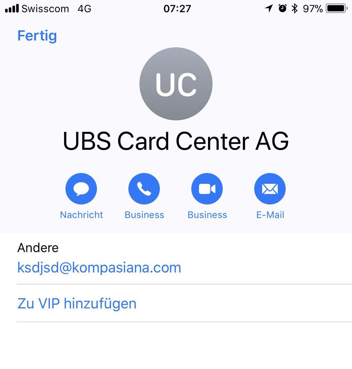 dietii's tweet photo. Vorsicht! #PhisingMails im Namen von @UBSschweiz unterwegs! https://t.co/A1oll0jrXs