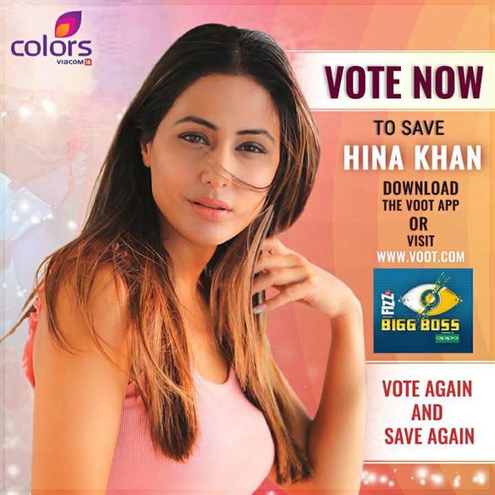 AmanAzaan's tweet photo. #VoteOnVoot #VoteForHina #VoteAgainAndSaveAgain #TeamHinaKhan #voot #HinaKhan #BB11 #BB11onVoot #BigBoss11 #BiggBoss #BigBoss #vote
@eyehinakhan love u hina
#Twitter #India vote for #Hina #show
#FanPower #hina @BeingSalmanKhan @ipriyanksharmaa @_BiggBoss11_ #colours https://t.co/iHc7xed2CO