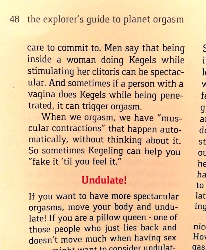 FlorDeVicky's tweet photo. ๐ Besos Kegel ๐
Gracias @AnnieSprinkle por este maravilloso manual orgรกsmico ๐ค #PlanetOrgasm https://t.co/J3alEYJcNy