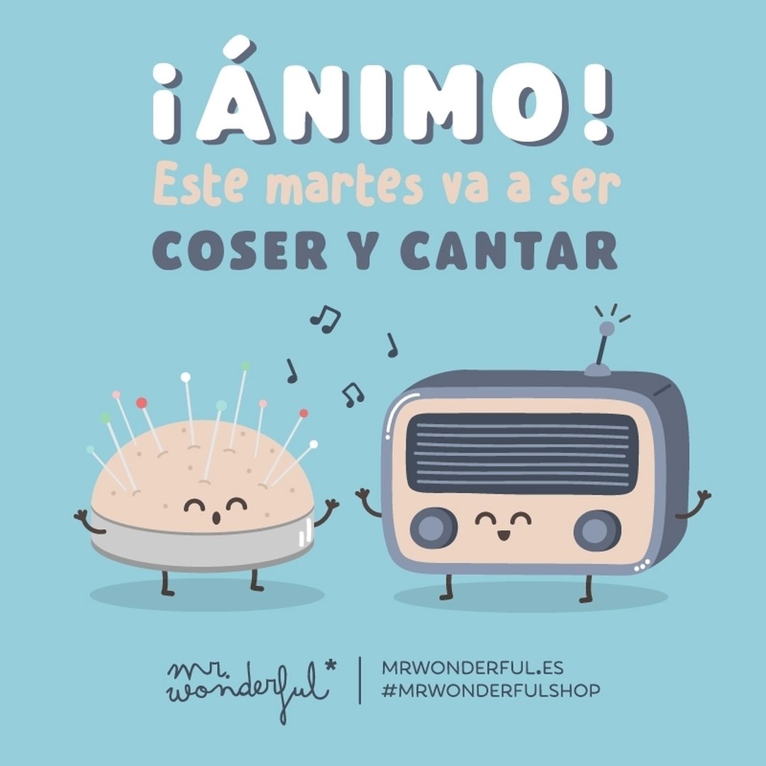 Mr. Wonderful on X: Hoy hasta cantar en inglés te saldrá bien 😉  #mrwonderfulshop #felizmartes  / X