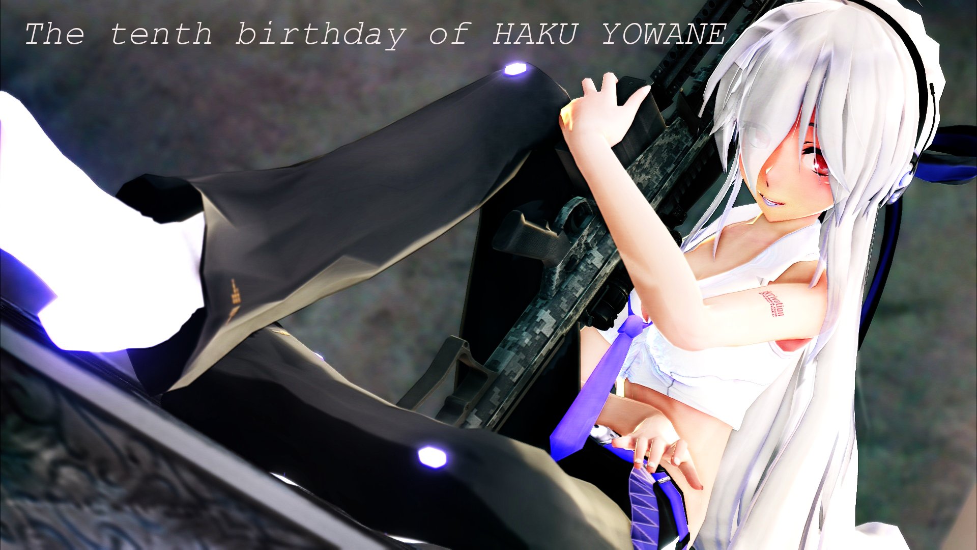 流星 誕生日と聞いてきれいに仕上げたよ よ 弱音ハク生誕祭17 弱音ハク10周年 T Co Ltdmi4t0ri Twitter