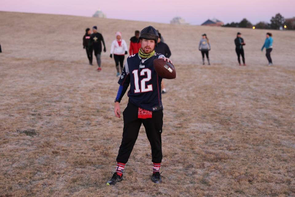 Nov_Pro_VaBeach's tweet photo. Wear your favorite teams gear tomorrow! We will be hitting the hills and playing some thanksgiving football in the park π¦π we bounce at 615AM #justshowup #werunVB #NP_VB https://t.co/zV7lTn5wM3