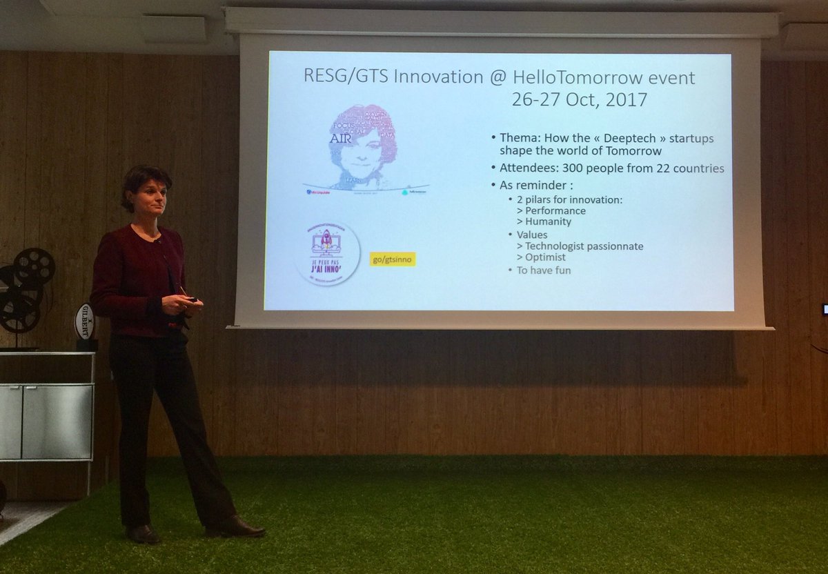 ebaviere's tweet photo. #GTS @SocieteGenerale à l’honneur @LePlateauSG avec Christelle sur #REX du #hellotomorrowsummit https://t.co/LZi7UoBICB