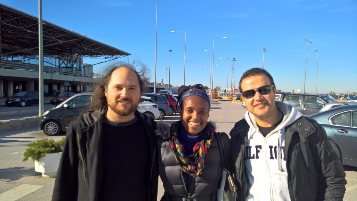 ThessNetMeetUp's tweet photo. @shanselman and Mo just arrived in Thessaloniki! https://t.co/QXcE8M86iJ