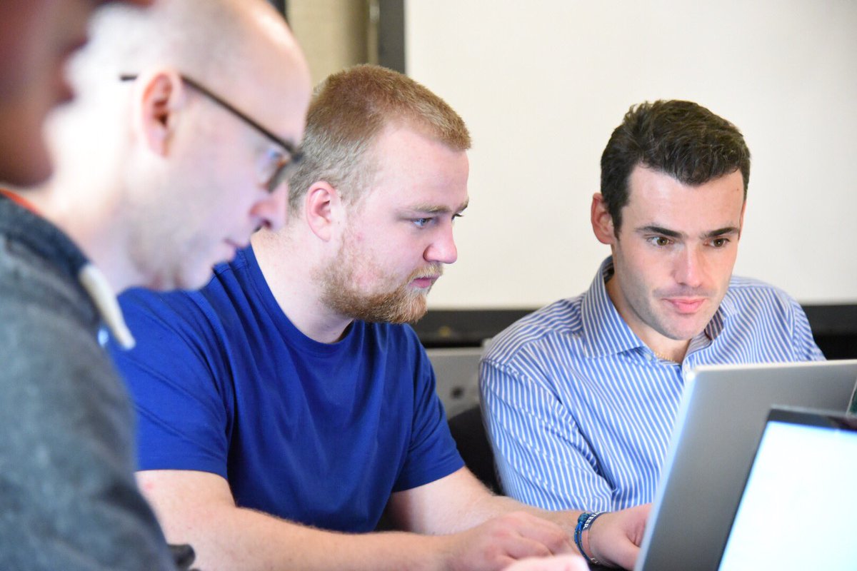GC_people's tweet photo. Project planning and creative developing @Microsoft #hackfest #GContour #AI #Chatbots https://t.co/X64a5XKHr6