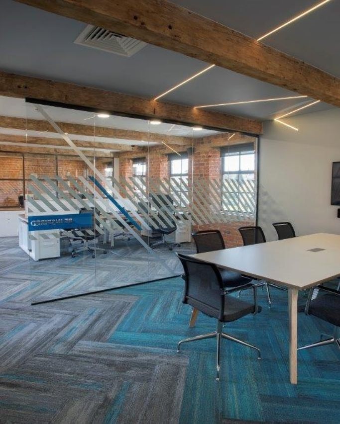 MillikenEurope's tweet photo. We love what .@aci_richard  has done with their own offices featuring #millikeneurope carpet. What an inspiring place to work!  #inspiredworkspaces #colourcompositions #arcticsurvey #clerkenwell #nordicstories #office #office #design #interiordesign #flooring #planks #texture https://t.co/aYvZKu3ts1