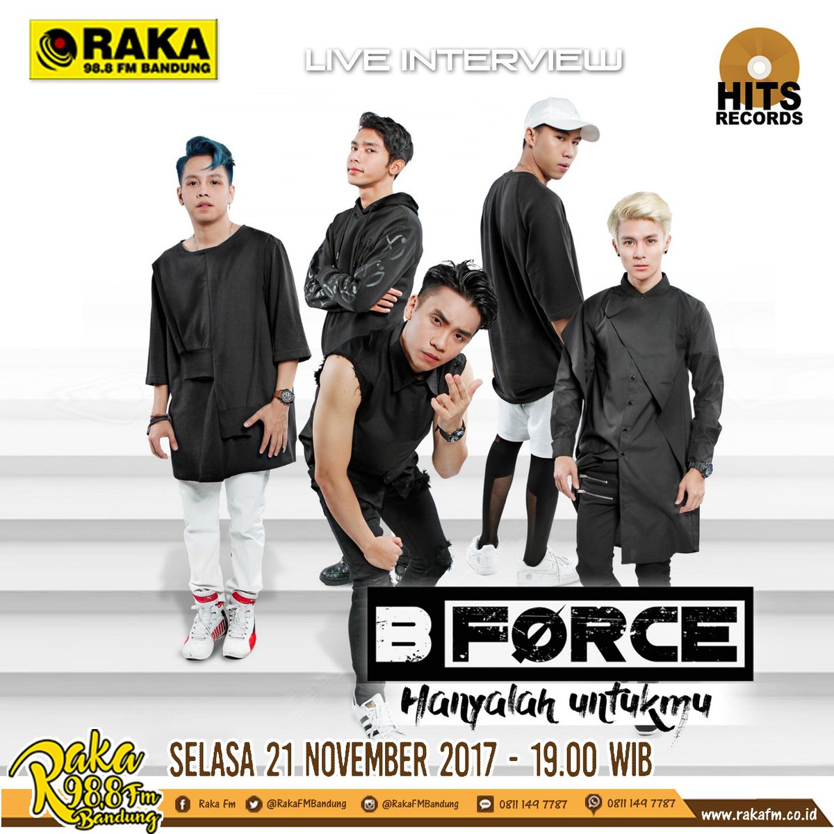 rakafm_bandung's tweet photo. Mari merapat, ada @bforce_id nih sampe jam 8 malam nanti! With @guzman_sige #NadaIndonesiaPilihan #HanyalahUntukmu https://t.co/XX36iR1ttx