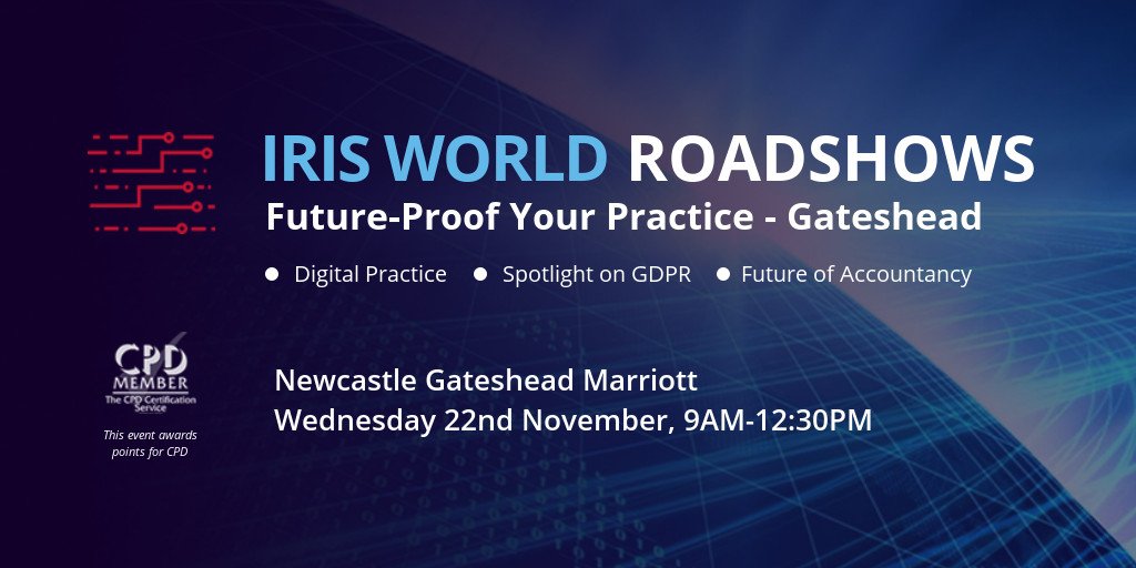 IRISaccountants's tweet image. #IRISWorld 2017 is in Newcastle tomorrow! Register for free today and #futureproofyourpractice ow.ly/E1aN30gIA25