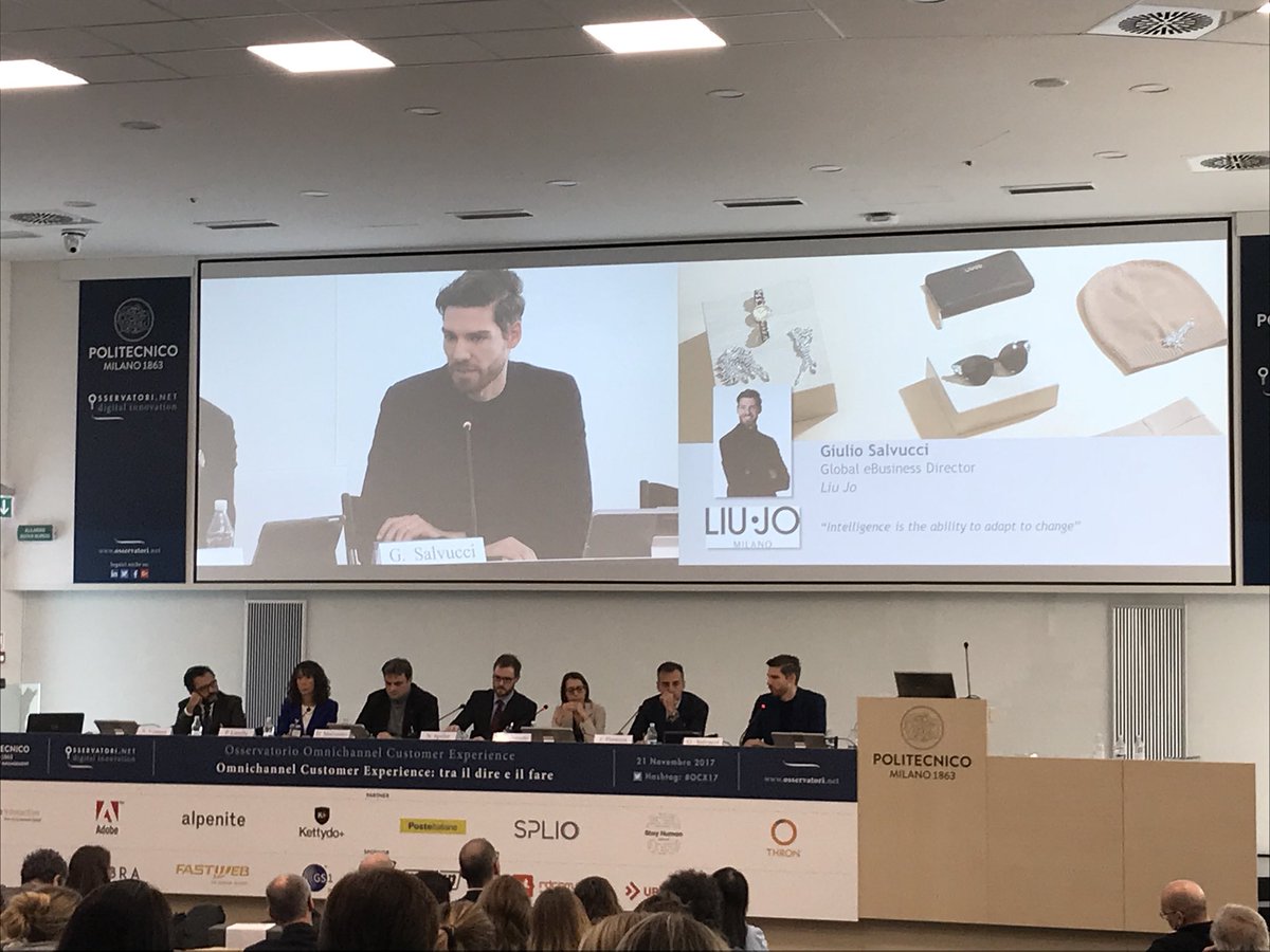 Osserv_Digital's tweet photo. Tema culturale prima barriera in azienda #GiulioSalvucci @liujo #OCX17 https://t.co/F7yV6pR6dc