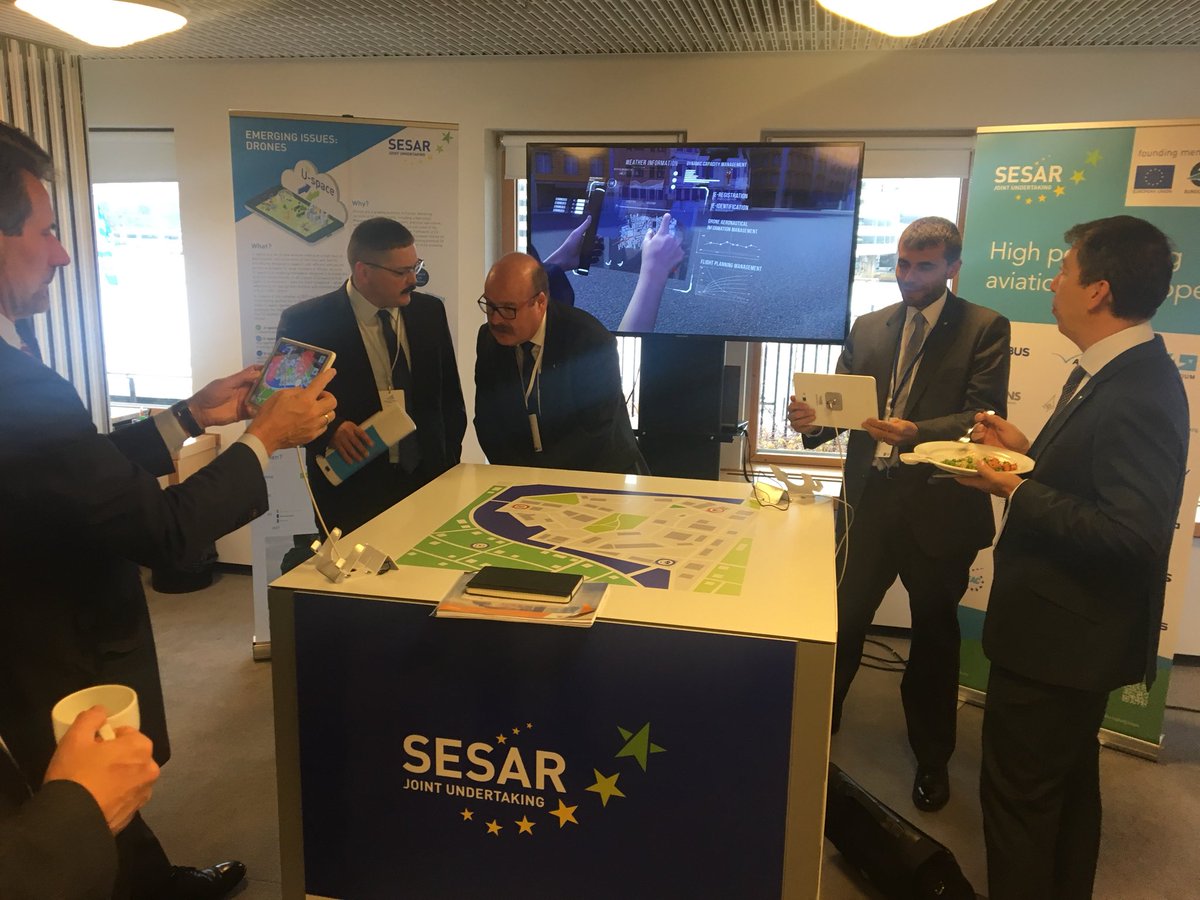 SESAR_JU's tweet photo. Want to understand how #USpace will work in practice? Come and visit the #SESAR stand #drone2017 @Trafi_Finland @EASA https://t.co/4RKNsqnHl7