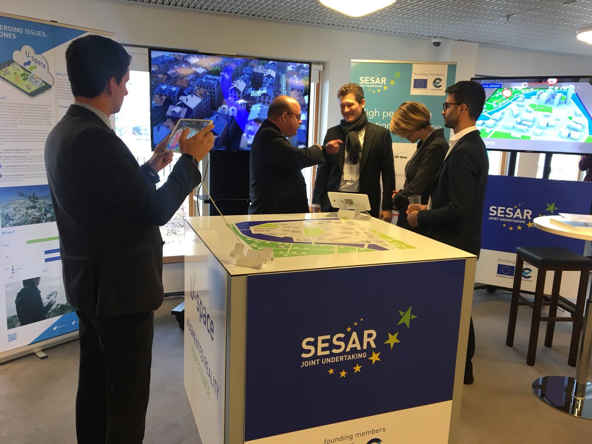 SESAR_JU's tweet photo. Want to understand how #USpace will work in practice? Come and visit the #SESAR stand #drone2017 @Trafi_Finland @EASA https://t.co/4RKNsqnHl7