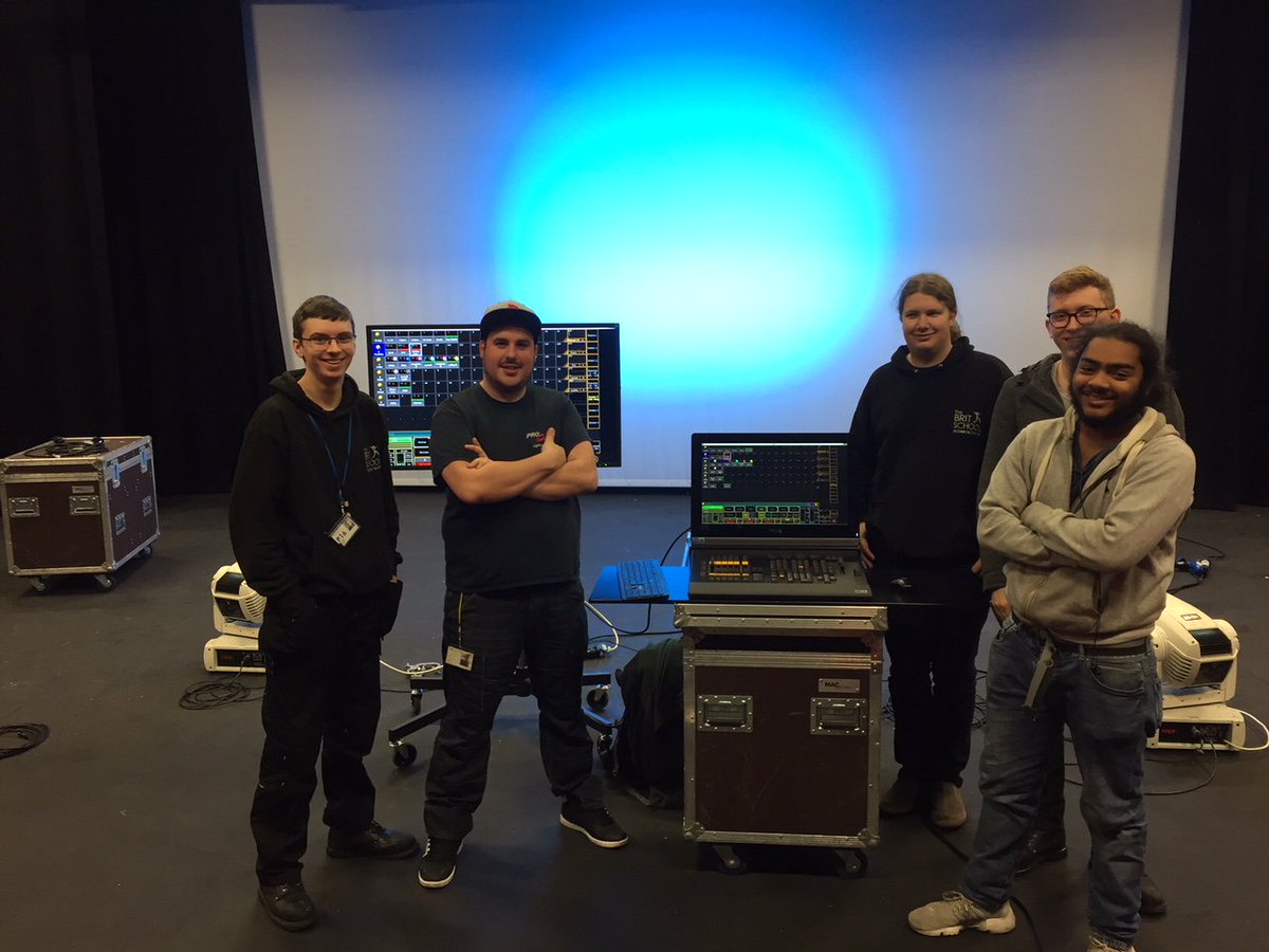 TheBRITSchool's tweet photo. A big thank you to @prguk’s Chris Scott for providing MA console training to @TTABRITSchool students today in the BRIT Theatre https://t.co/VV609SQJoK
