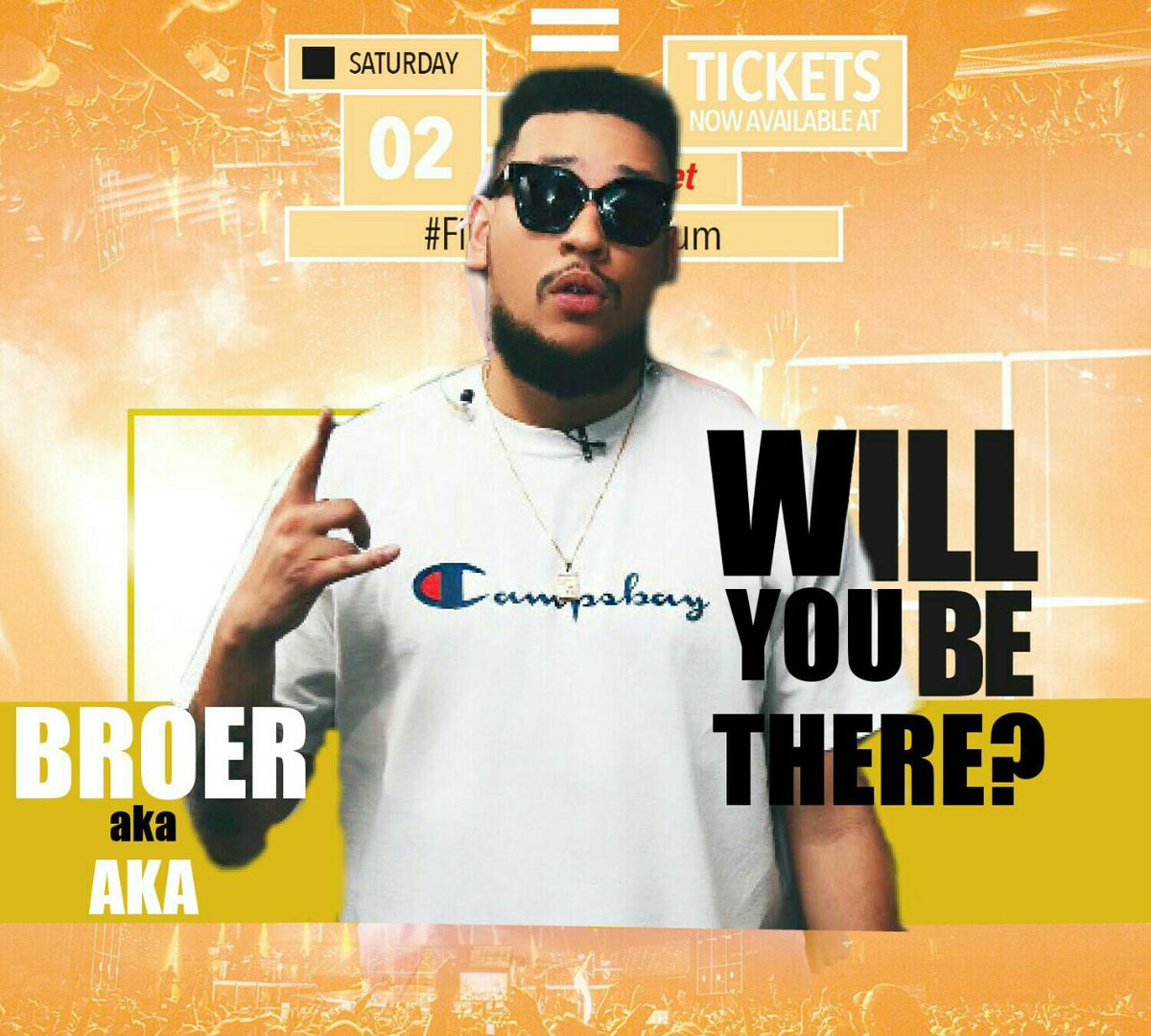 BlackPowerMega3's tweet photo. @CassperNyovest it's aka will be at FNB Stadium on 2 December. Cassper u already paid aka million bucks to fill FNB stadium together.😂😝 https://t.co/1En4xcK3Vw